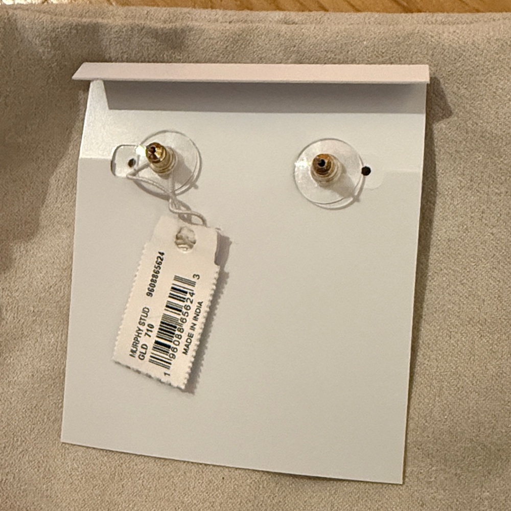 Kendra Scott NWT Murphy Gold Earrings - Picture 4 of 5